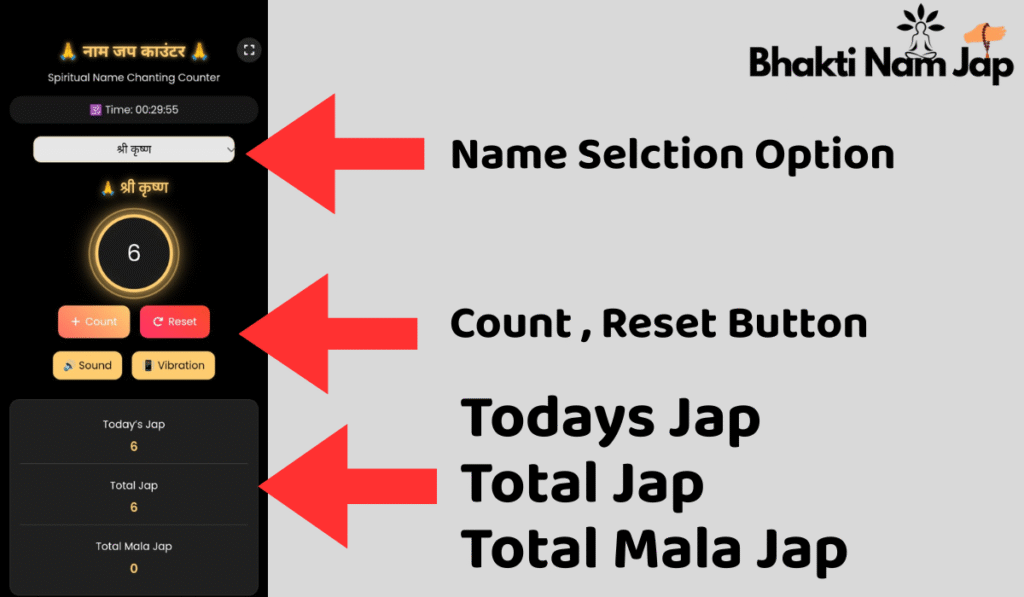 How to Use Bhakti Nam Jap Counter Daily ?